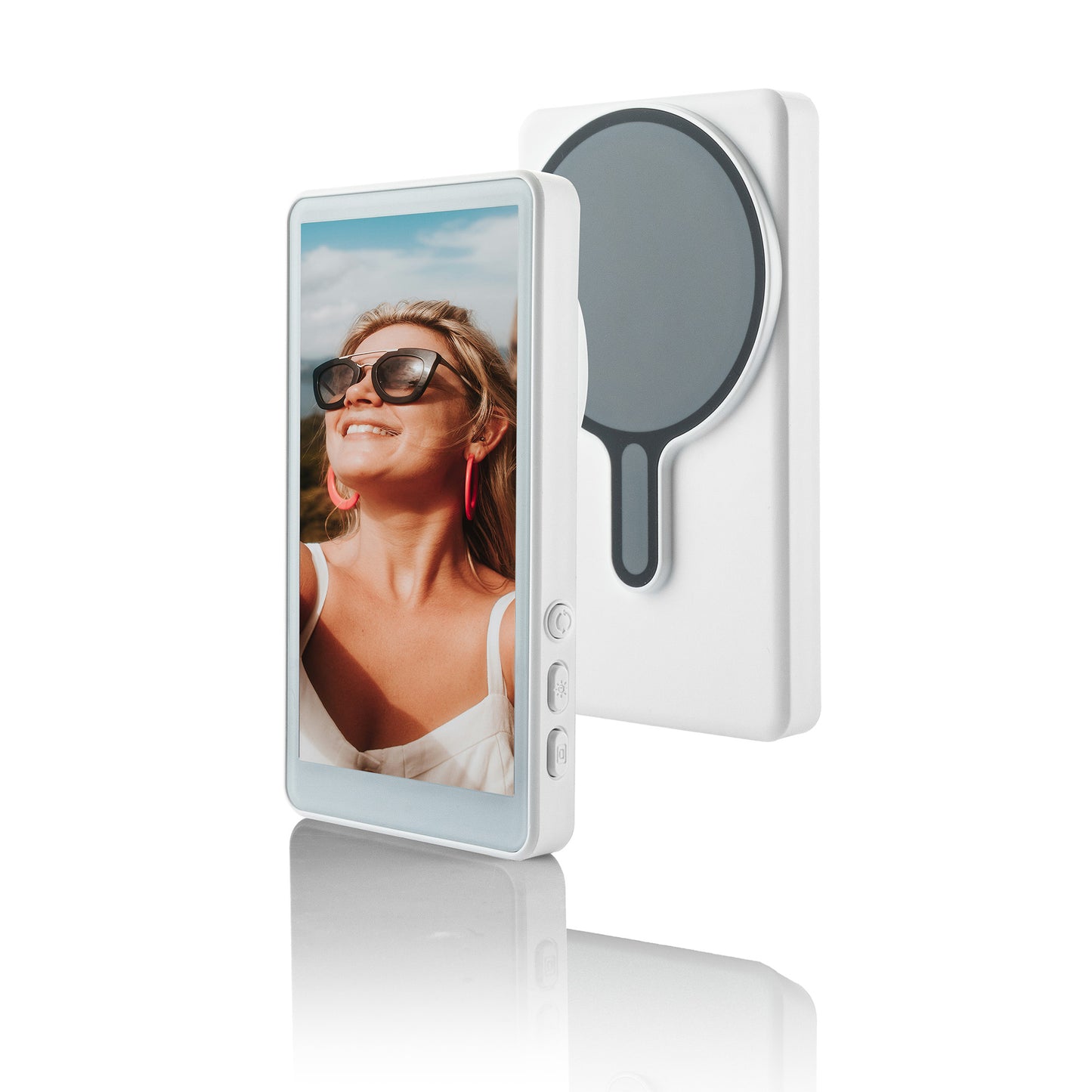 MOJOGEAR VS2 Selfie Vlog Monitor voor iPhone en Android - Wit - Overige producten