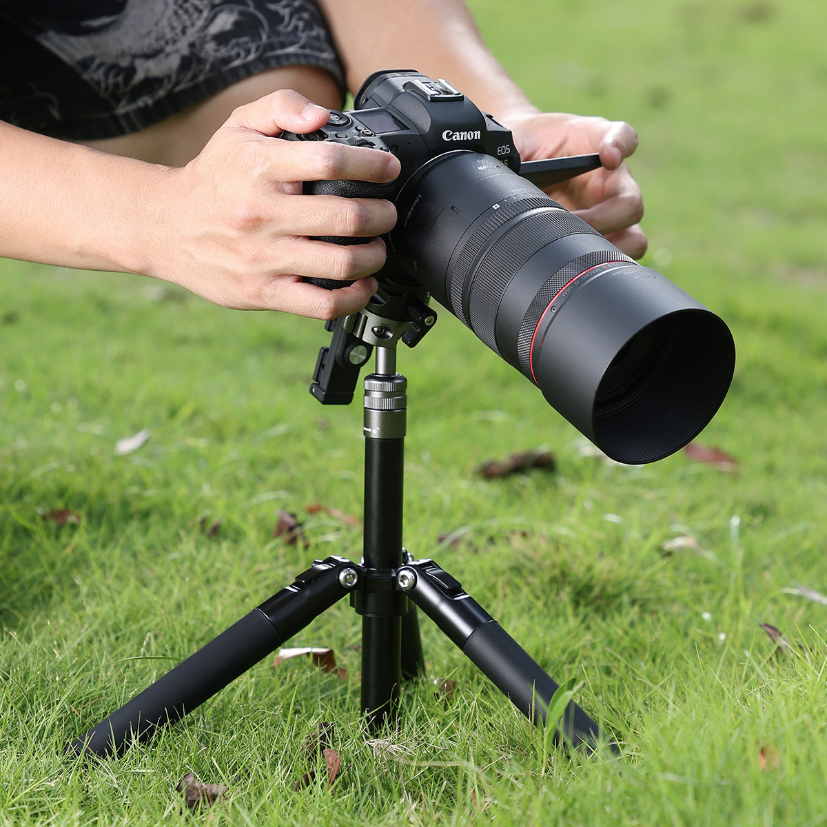 Ulanzi MT-63 lichtgewicht reisstatief 145cm met tel.houder - Statieven en toebehoren