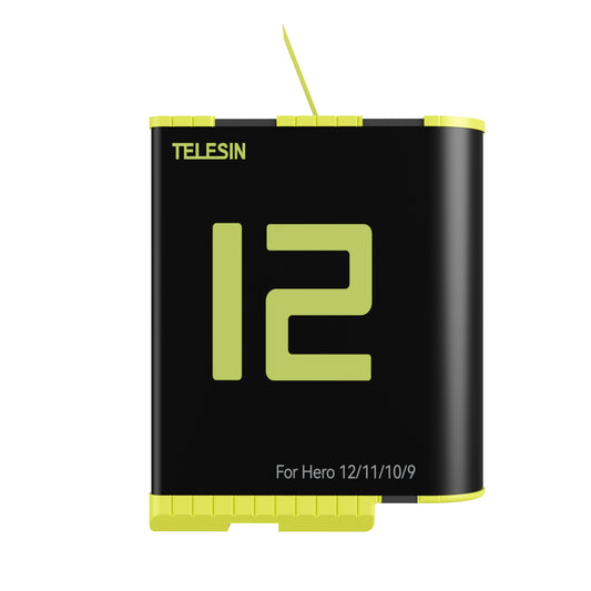 Telesin Batterij voor GoPro 9 / 10 / 11 / 12 - 1750 mAh