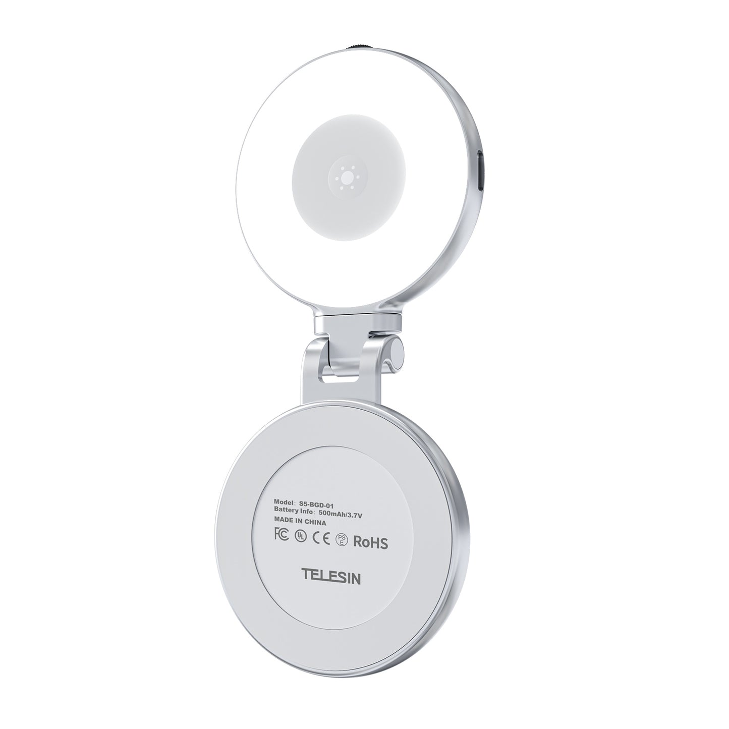 Telesin C03 MagSafe Selfie Light with mirror – Silver