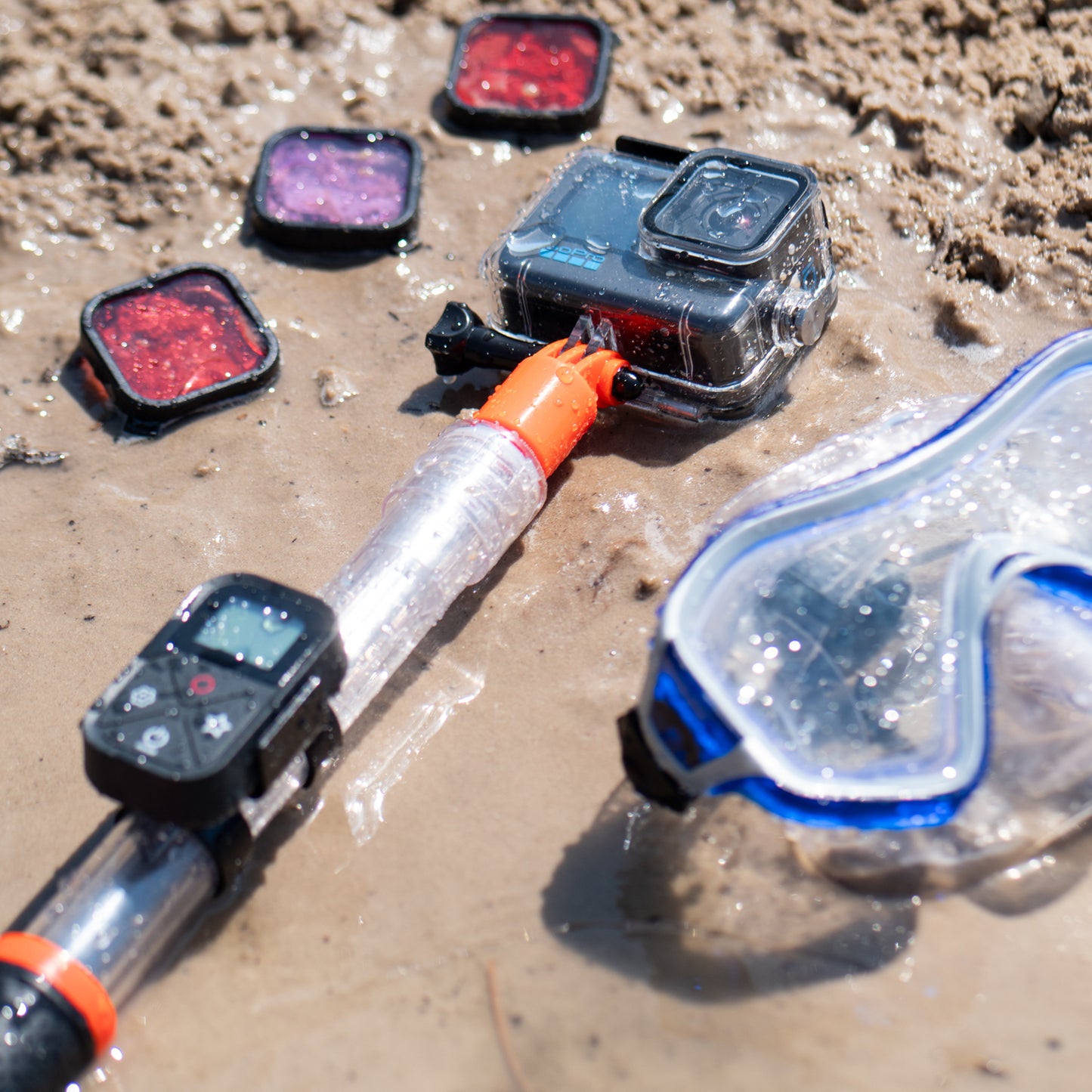 MOJOGEAR Waterdichte behuizing voor GoPro 9,10,11 en 12 - waterproof tot 50 meter - GoPro Cases & behuizingen