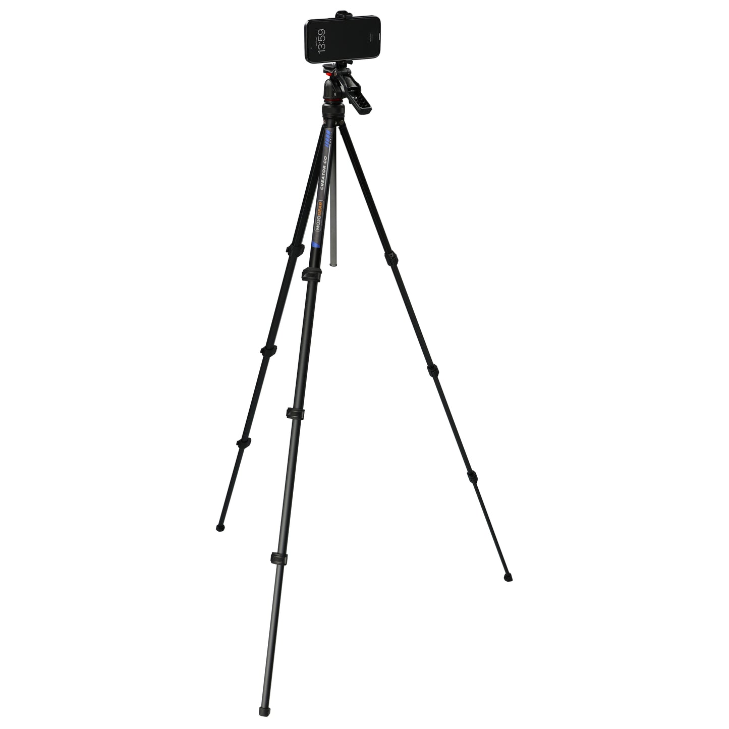 MOJOGEAR Creator GO KIT - Lichtgewicht reisstatief met Video Head & MagSafe mount 153 cm - Statieven en toebehoren