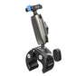 Telesin Tube Clamp voor DJI Osmo Action 3/4/5/6 - Grijs - GoPro Mounts
