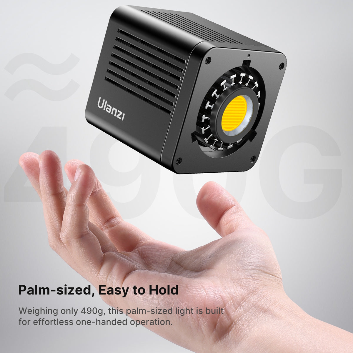 Ulanzi 40W PRO COB Lamp Bi-Color met accu & USB-C - tot 50W - Videoverlichting