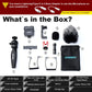 Ulanzi Smartphone vlog KIT EXTRA: mini-statief, telefoonhouder, dual cold shoe-mount, microfoon & LED-lamp - Ministatieven