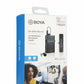 BOYA BY-WM4 Pro-K3 wireless microphone set with transmitter and Apple Lightning receiver for iPhone