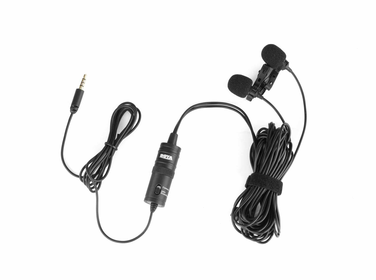 BOYA BY-M1DM Duo lavalier microphone for smartphone and camera