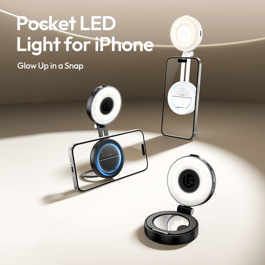 Ulanzi LM23 Smartphone Ring Light V2 met Magsafe - Wit - Videoverlichting