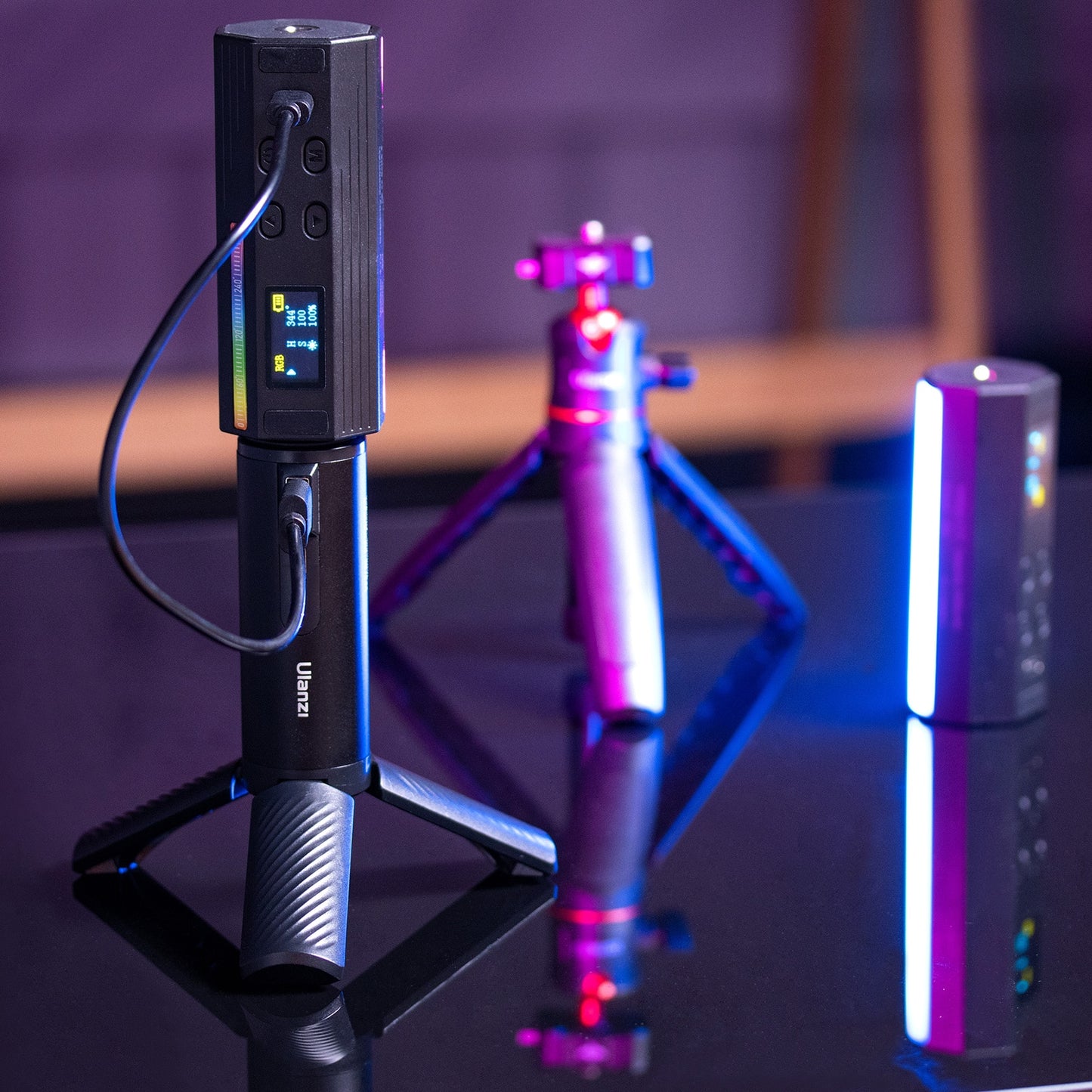 Ulanzi i-Light RGB Pocket Tube Light - Desktoplampen