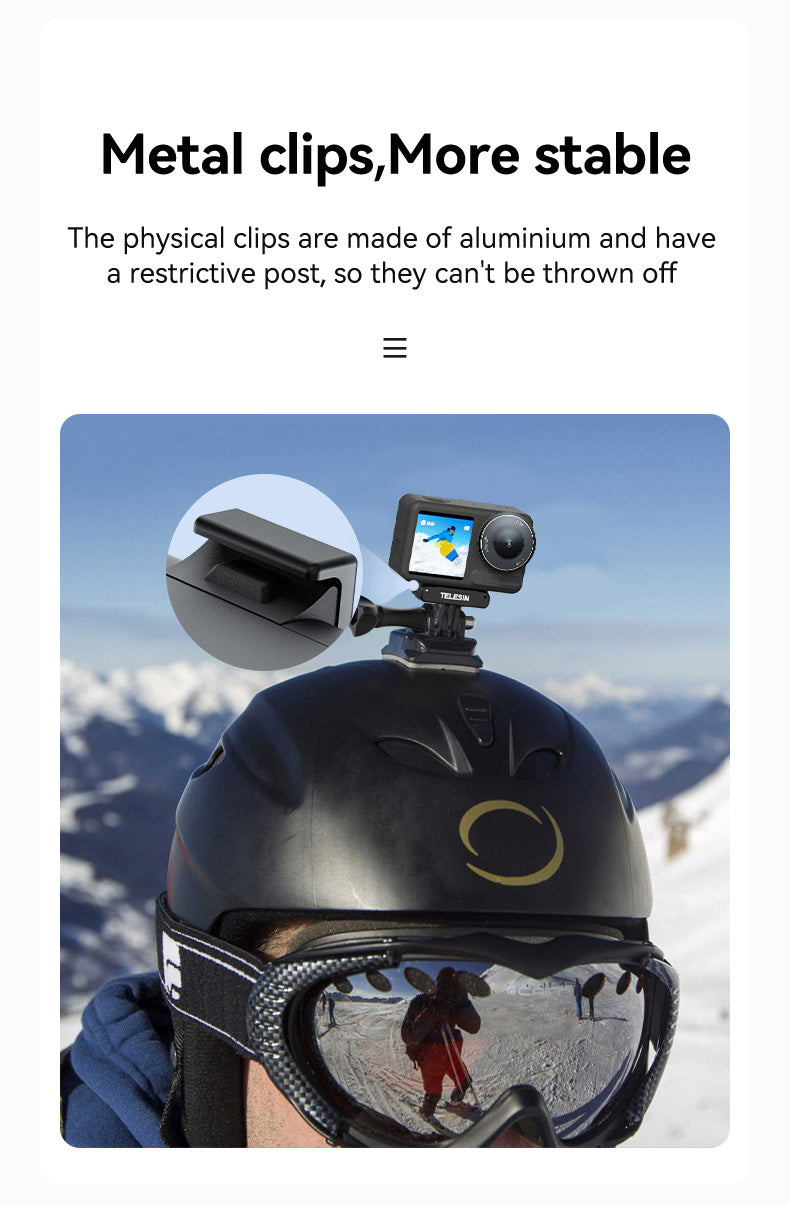 Telesin Magnetic Dual Claw Mount - DJI Osmo Action 3/4/5