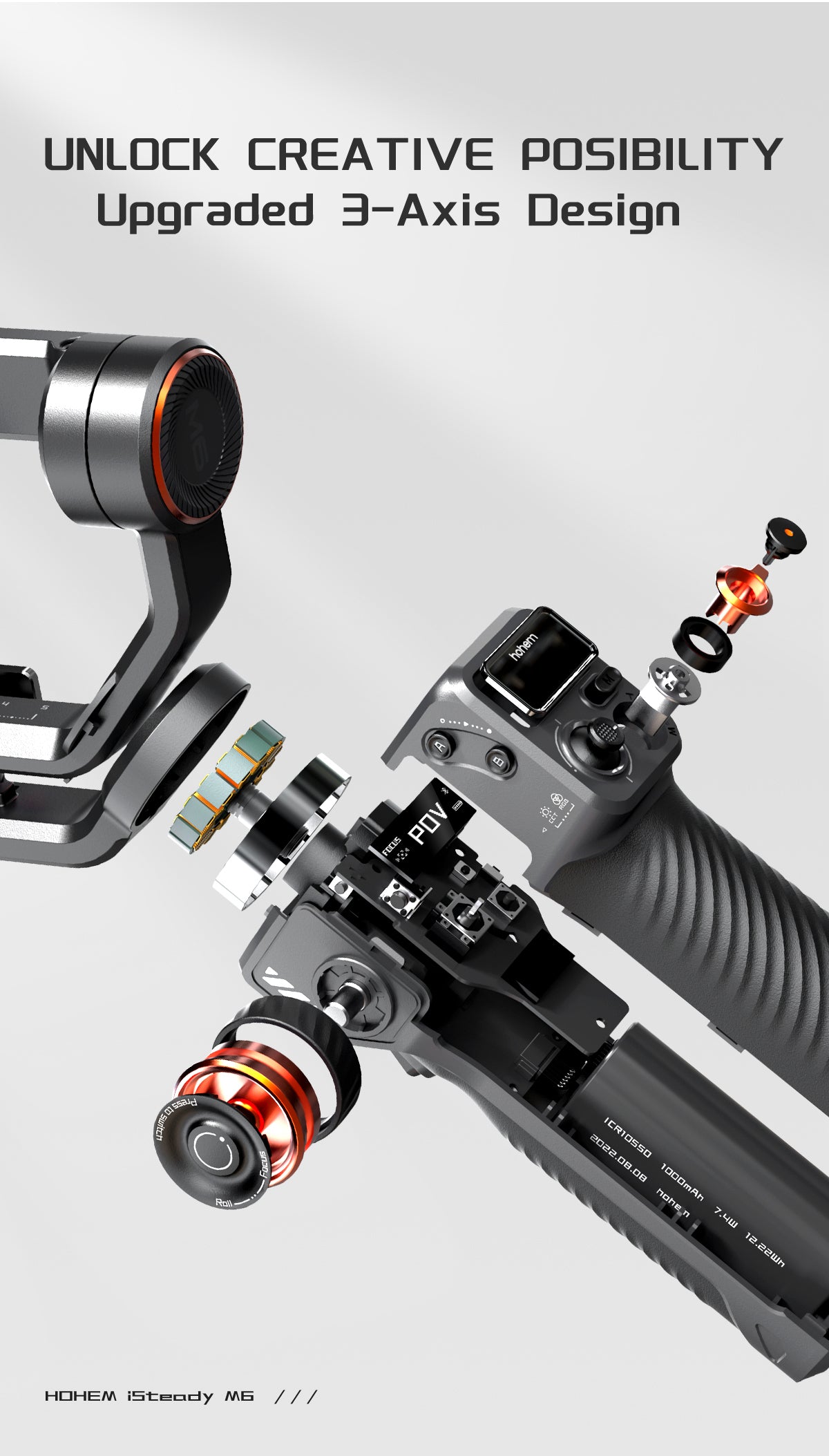 Hohem iSteady M6 - premium smartphone gimbal