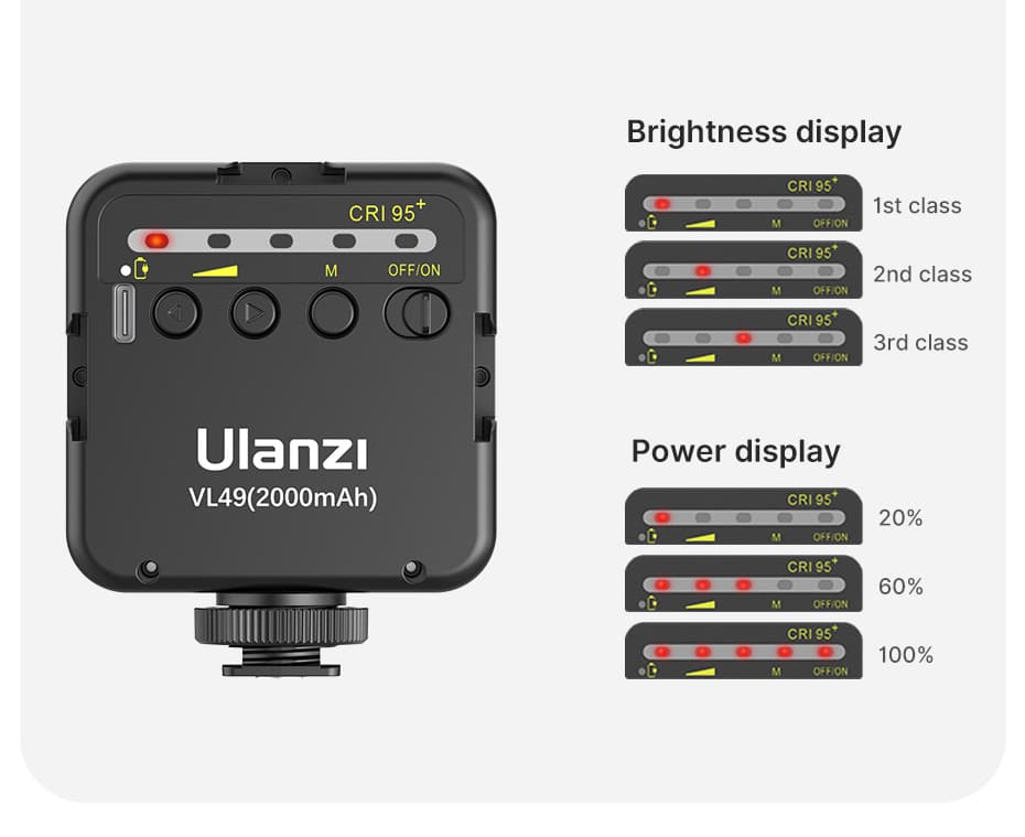 Ulanzi Octopus Vlog Kit: Flexible Tripod, Phone clamp, Microphone & Video light