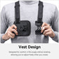 Ulanzi Go-Quick II Chest Mount voor action cam en smartphone