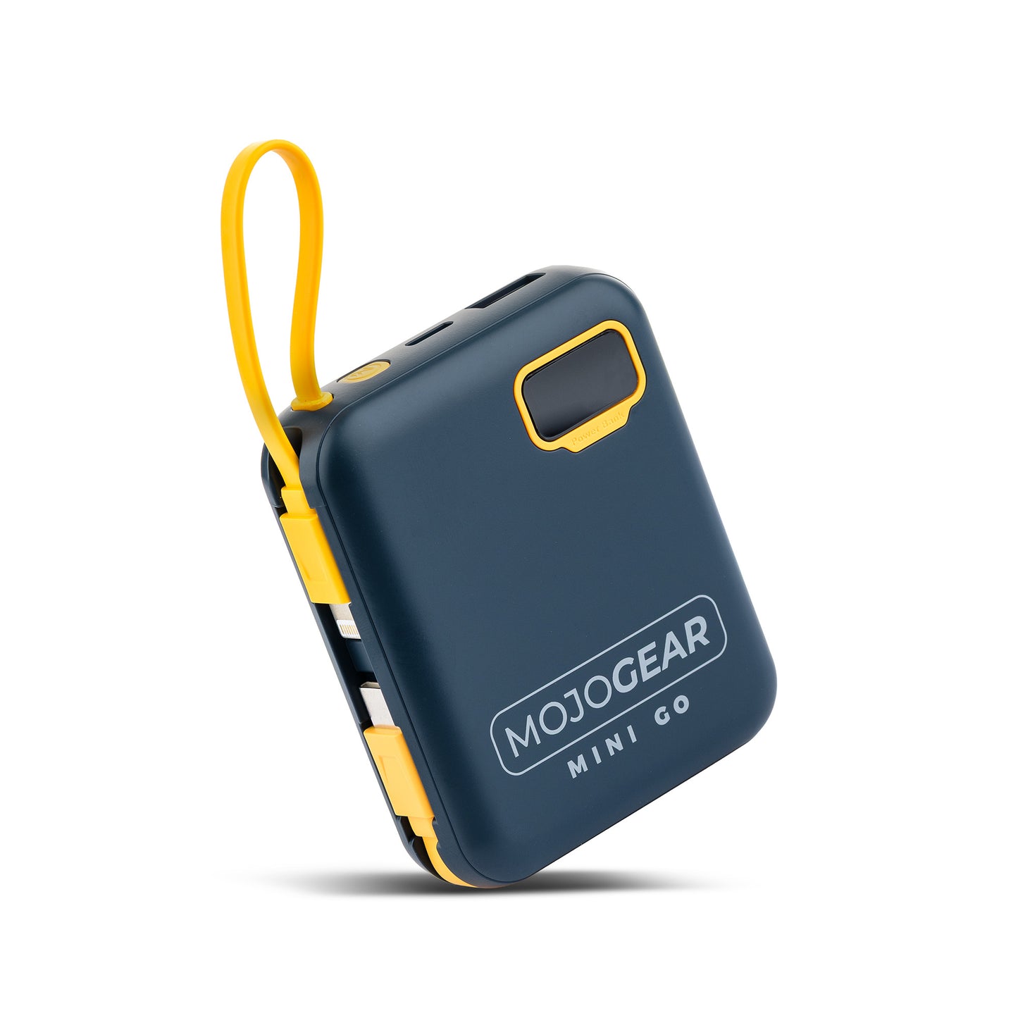 MOJOGEAR MINI GO 10.000mAh powerbank met kabels - Blauw - Powerbanks