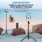 Telesin RCSS-003 Selfie Stick tripod 130 cm - met Bluetooth afstandsbediening - Selfiesticks