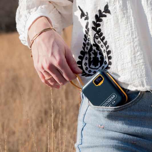 MOJOGEAR MINI GO 10.000mAh powerbank met kabels - Blauw - Powerbanks