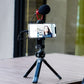 Ulanzi ST-22 360º rotatable and tiltable phone holder for tripod - with 2 Cold Shoe Mounts