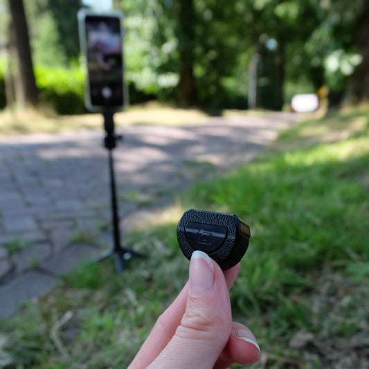 MOJOGEAR TS2 6-in-1 Mini Selfiestick Statief & Grip voor telefoon Magnetisch - Zwart - Statieven en toebehoren