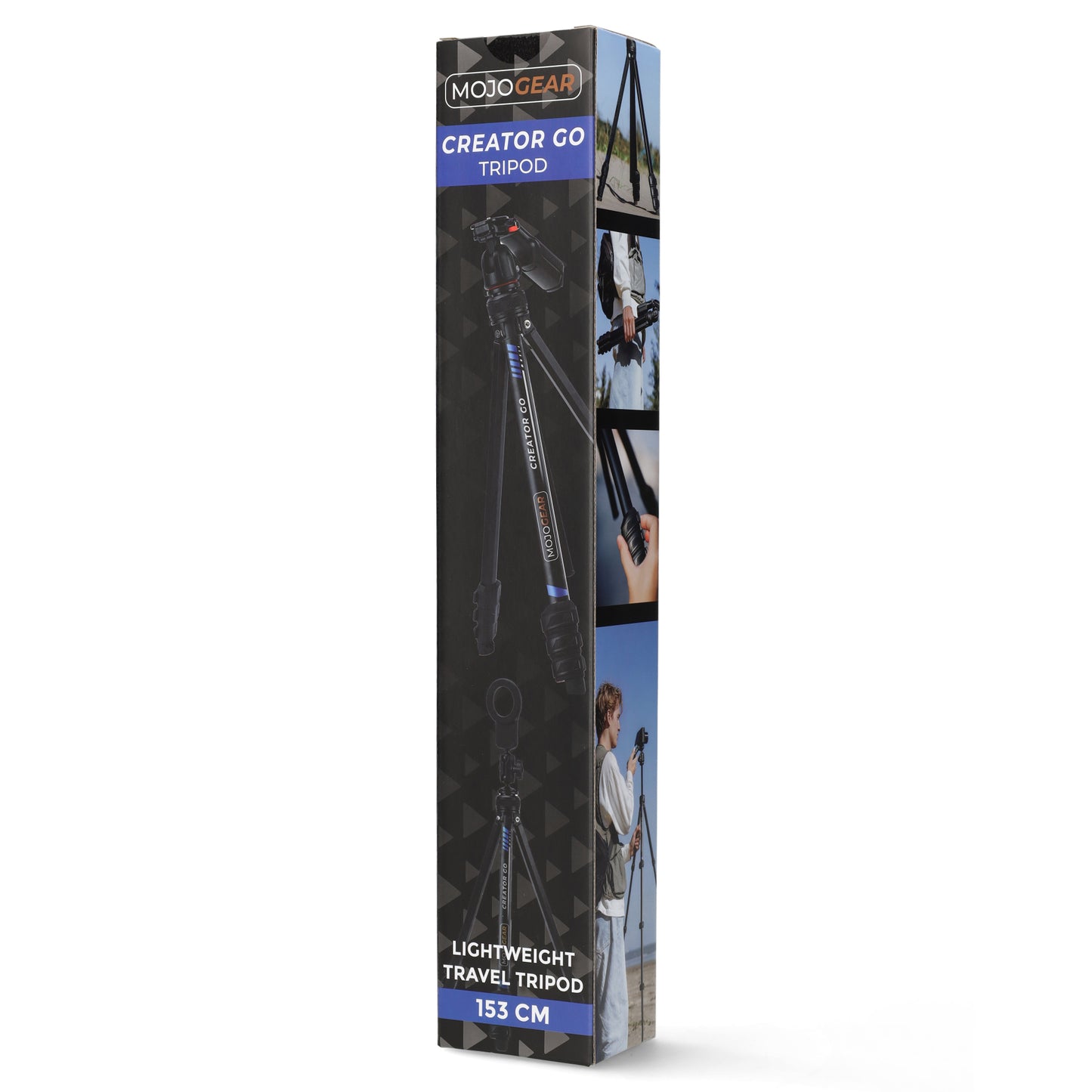 MOJOGEAR Creator GO KIT - Lichtgewicht reisstatief met Video Head & MagSafe mount 153 cm - Statieven en toebehoren