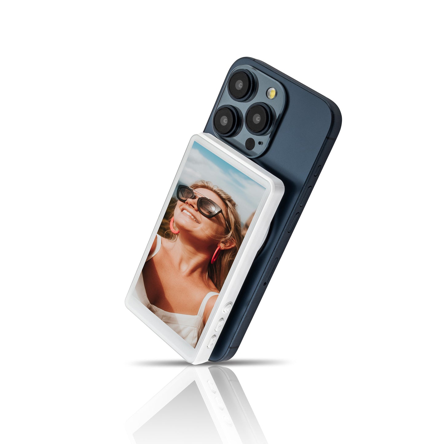 MOJOGEAR VS2 Selfie Vlog Monitor voor iPhone en Android - Wit - Overige producten