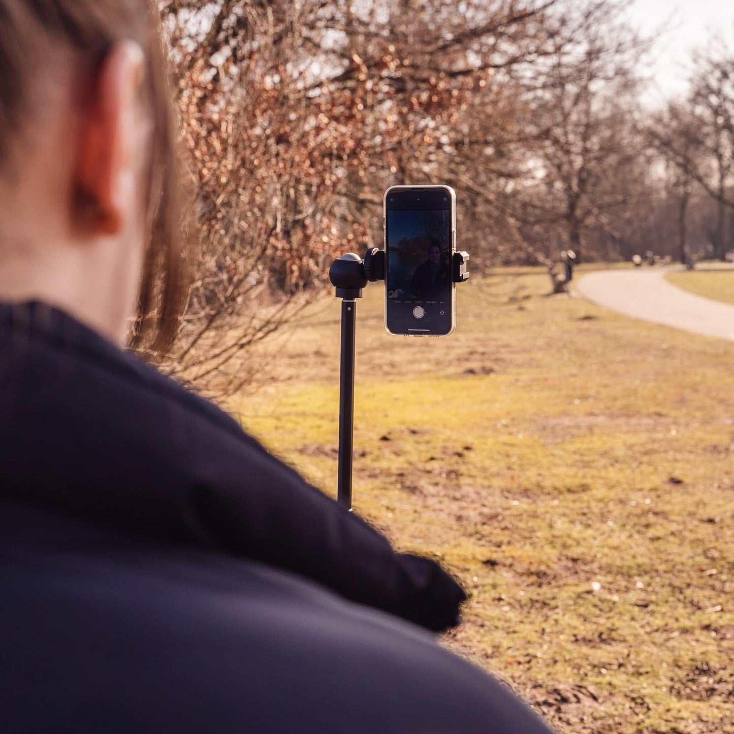 MOJOGEAR Vlog KIT: mini-statief, telefoonhouder & extra lange selfie stick - Ministatieven