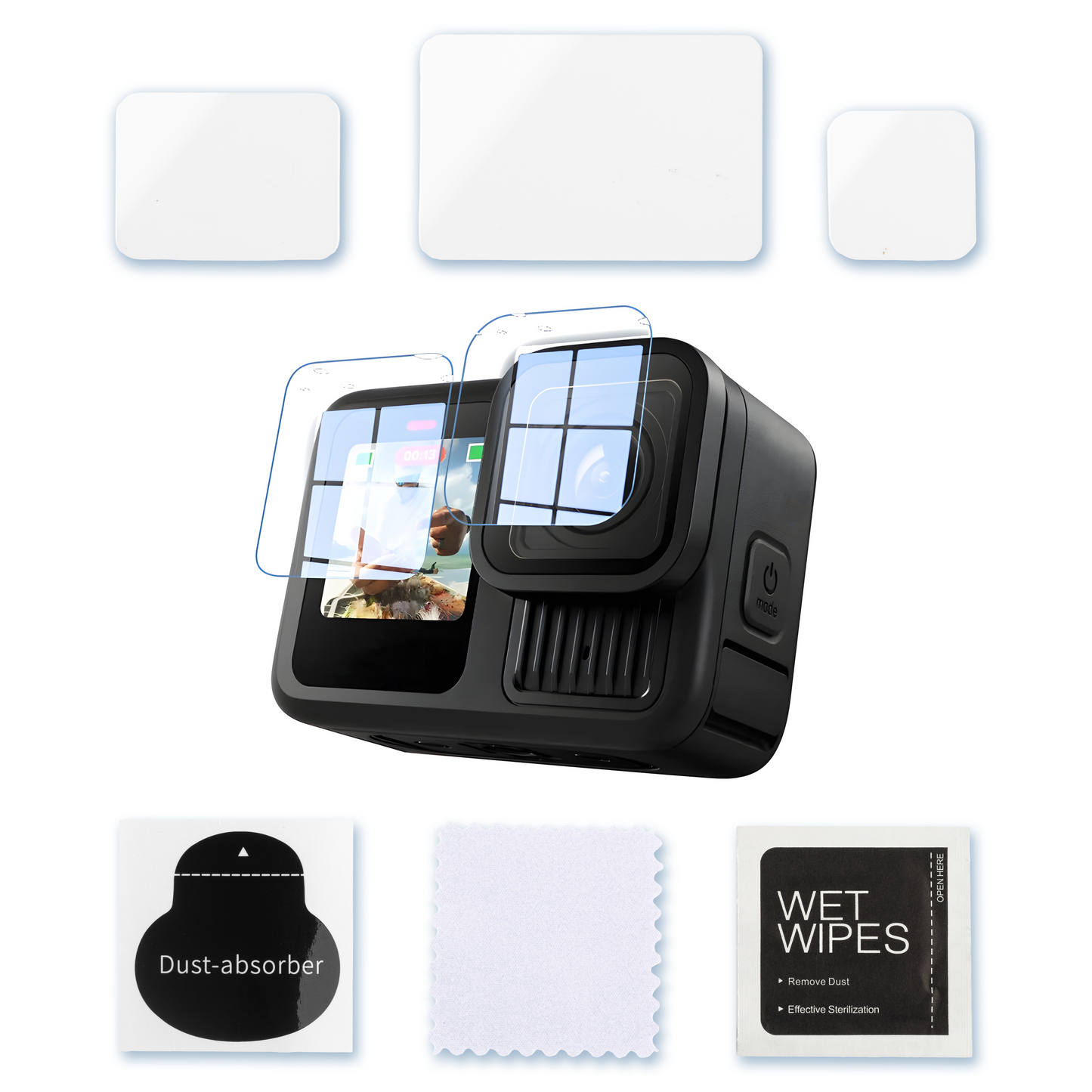 MOJOGEAR Accessoire-set voor GoPro 13 met waterdichte case en duikfilters - GoPro Onderwater-accessoires