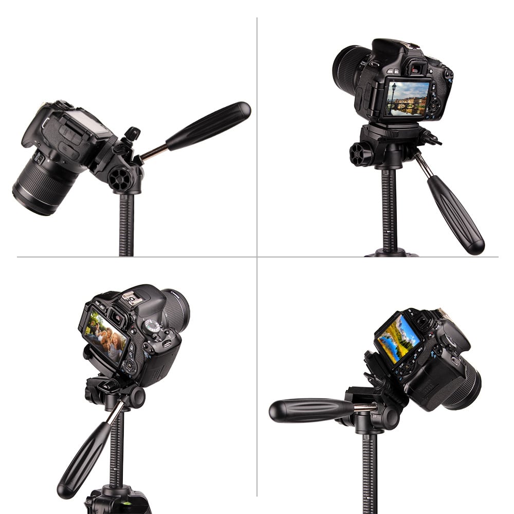 MOJOGEAR 140cm Tripod with Premium Phone Clamp