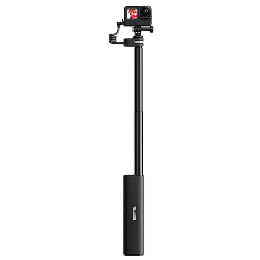 Telesin CSS-001 oplaadbare selfiestick 90cm - 10.000 mAh powerbank -