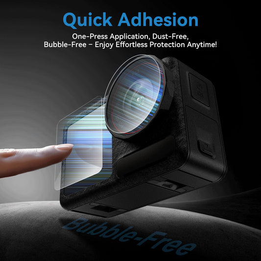 Telesin Screenprotector-set Glas DJI Osmo Action 5 - GoPro Screenprotectors