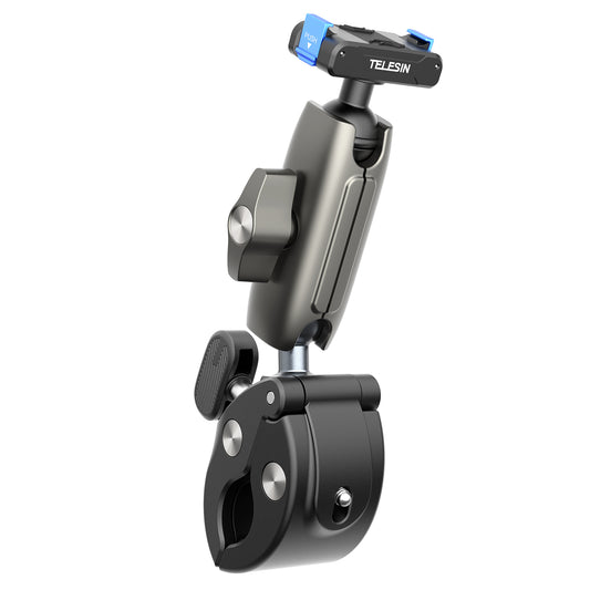 Telesin Tube Clamp voor DJI Osmo Action 3/4/5/6 - Grijs - GoPro Mounts