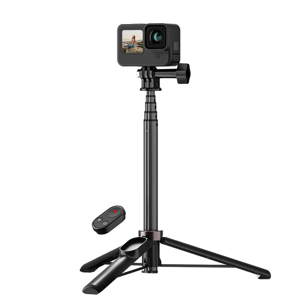 Telesin TE-RCSS-001 Vlog selfie stick voor GoPro en smartphone - met Bluetooth remote