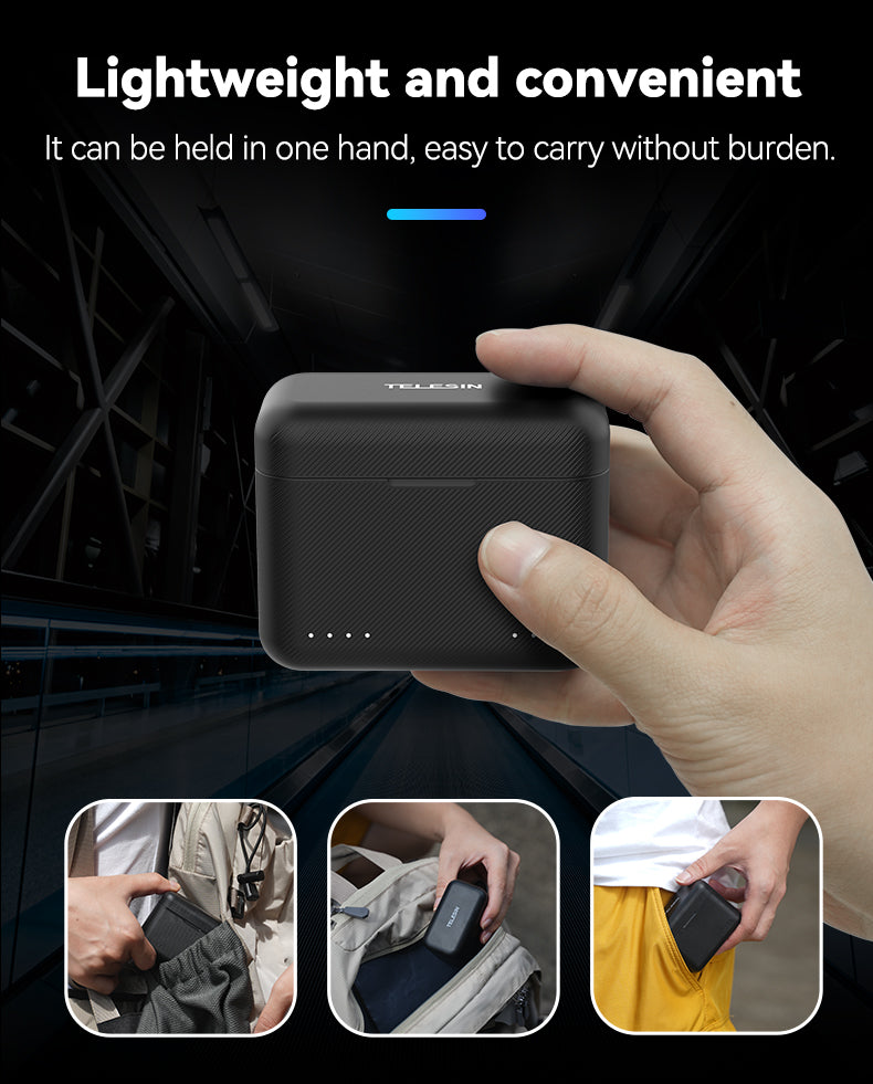 Telesin Charging Box for Insta360 X3 Batteries (2 slots)