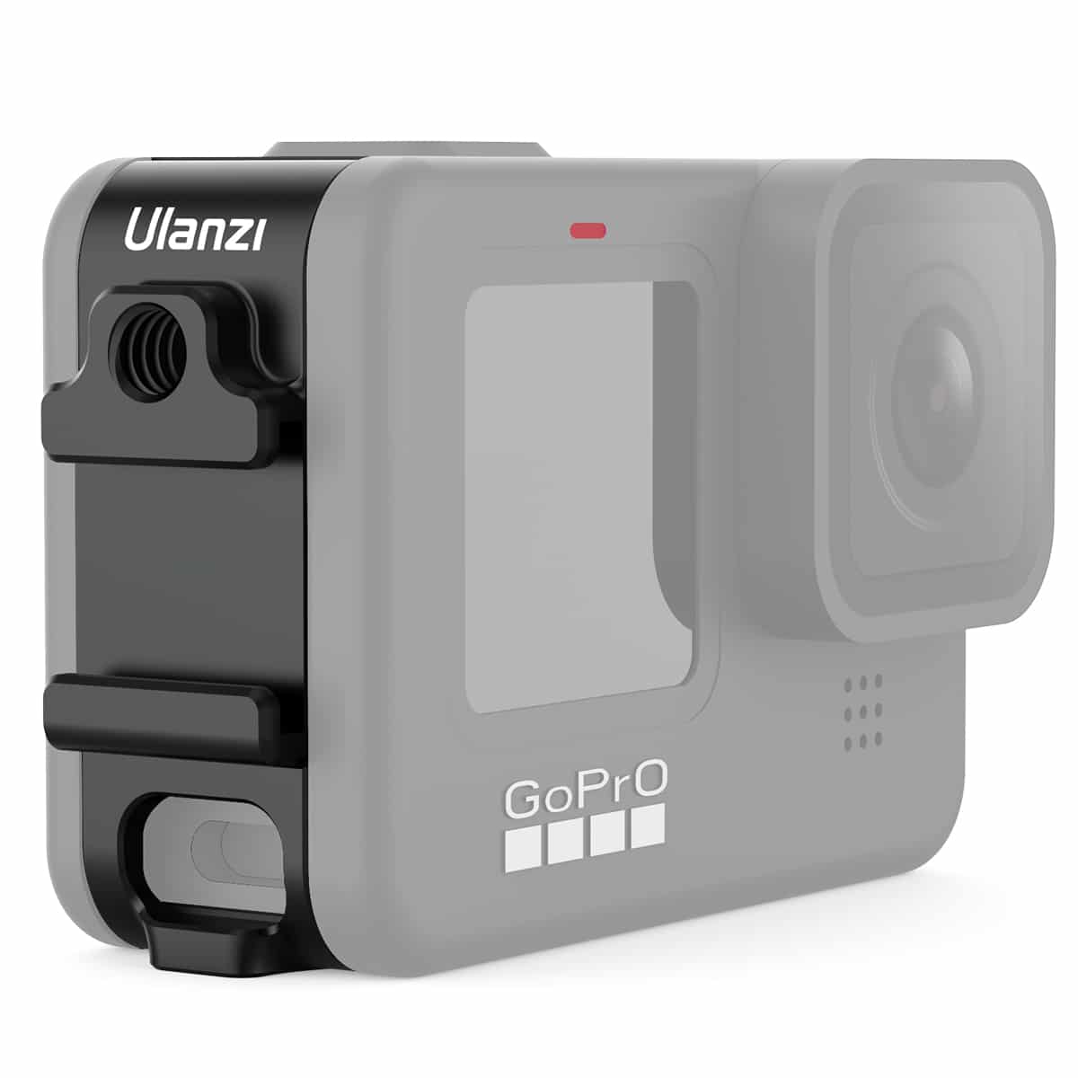 Ulanzi G9-6 GoPro Hero 9,10,11,12 en 13 batterijklep met oplaadaansluiting en Cold Shoe Mount - GoPro Batterijkleppen