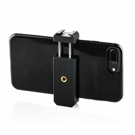 MOJOGEAR Video KIT / vlog set: Mini-statief + telefoonhouder + microfoon + lampje - Ministatieven