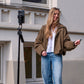 MOJOGEAR TS4 Tracking statief met selfiestick - MagSafe & Klem - Selfiesticks