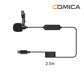 Comica CVM-V01SP (UC) speldmicrofoon voor smartphones met USB-C-aansluiting - Speldmicrofoons