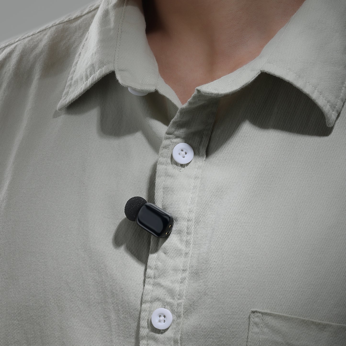 Ulanzi A200 Mini Mic draadloze microfoon USB-C - Zwart/Wit - Draadloze microfoons