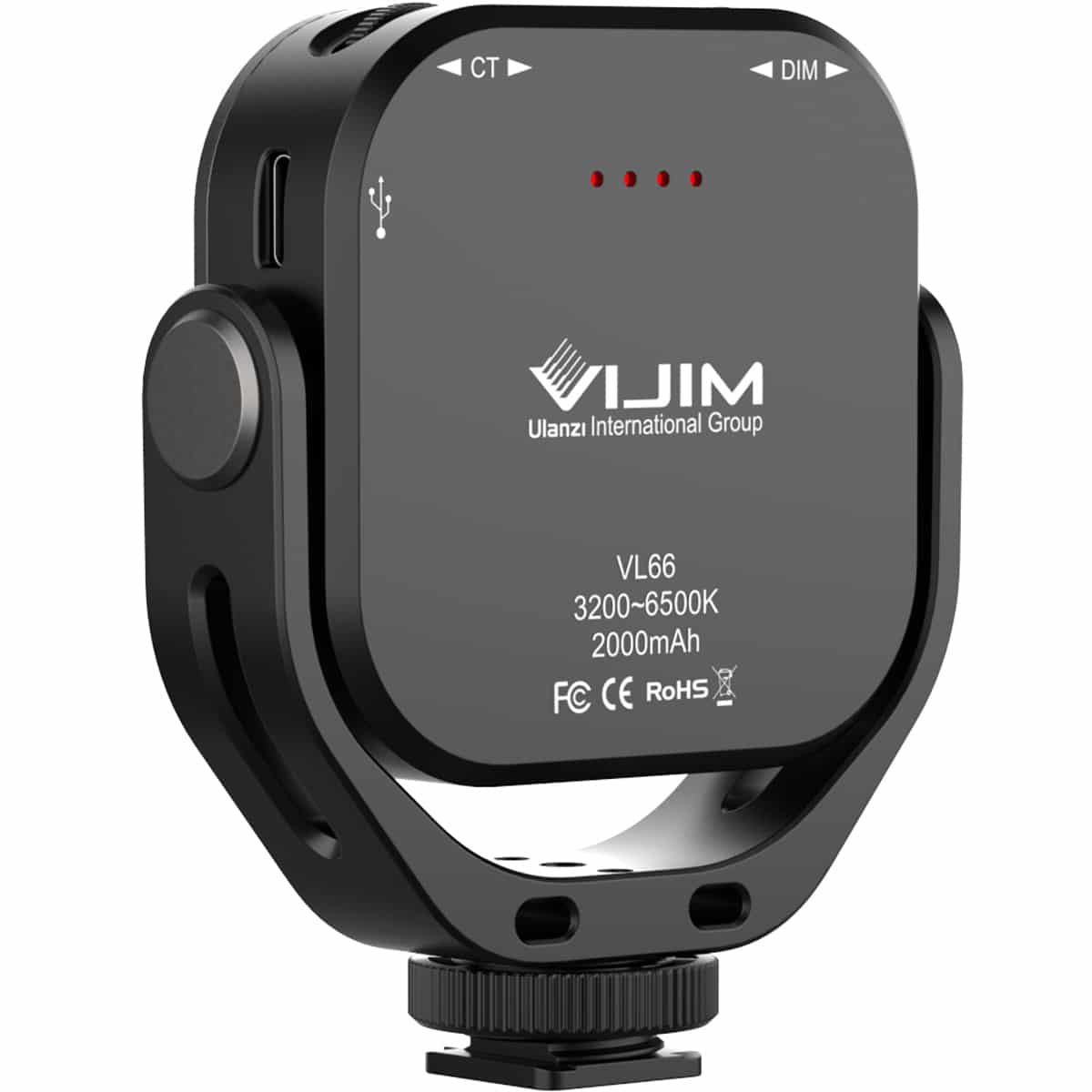 VIJIM VL66 rotatable LED light with adjustable colour temperature