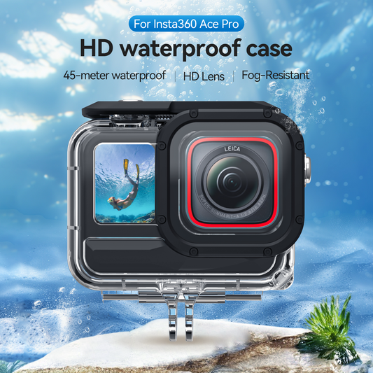 Telesin Waterproof Case voor Insta360 ACE Pro - GoPro-accessoires