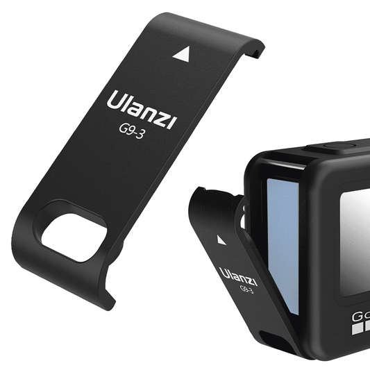 Ulanzi G9-3 batterijklep kunststof met oplaadaansluiting voor GoPro Hero 9,10,11,12 en 13 - GoPro Batterijkleppen