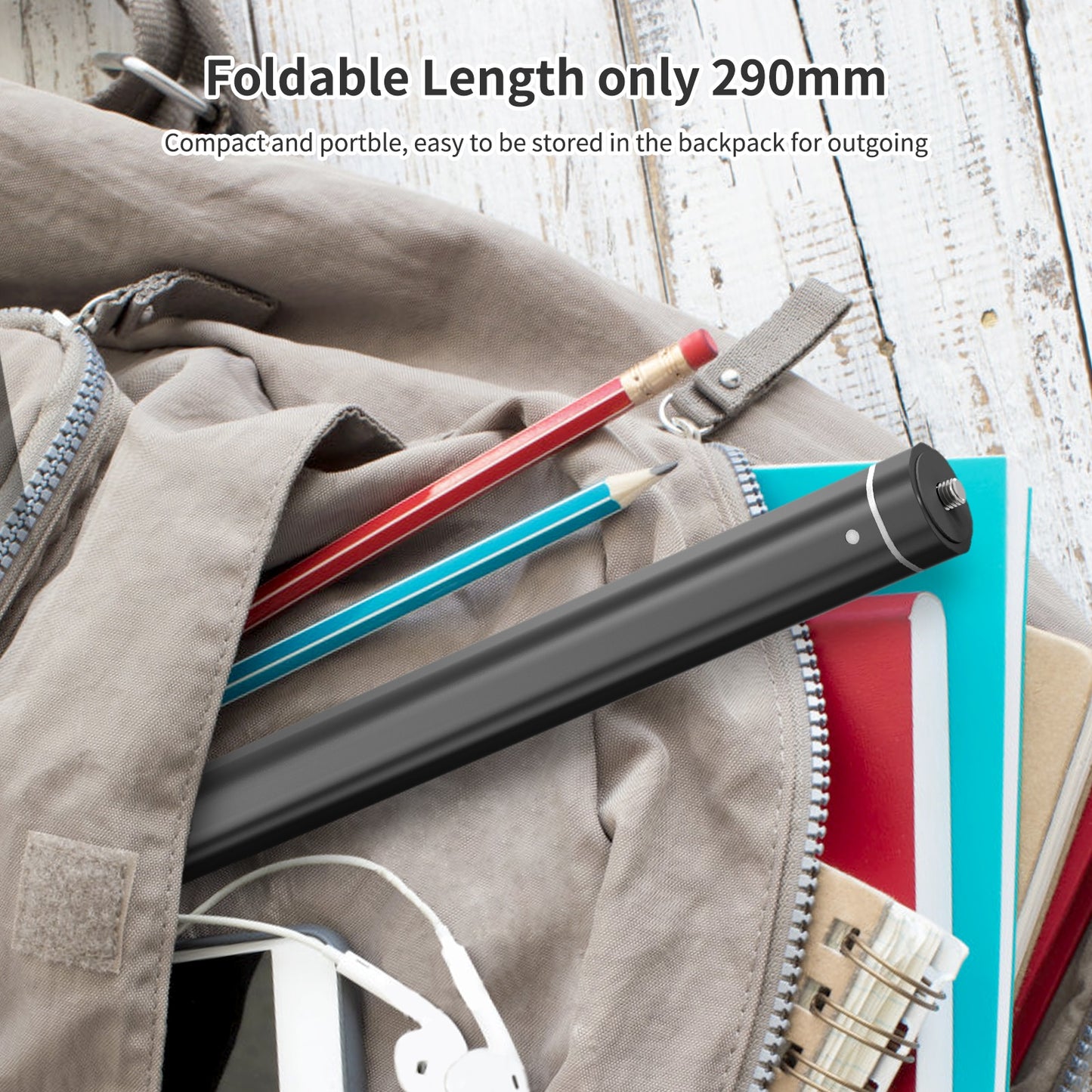 MOJOGEAR Selfie Stick Extra Lang - 160cm - Selfiesticks