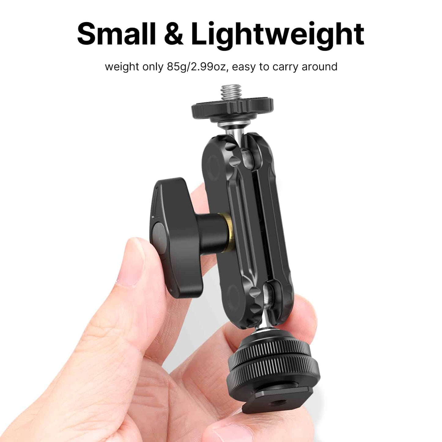 Ulanzi R098 Mini Magic Arm met Cold Shoe - Statiefaccessoires