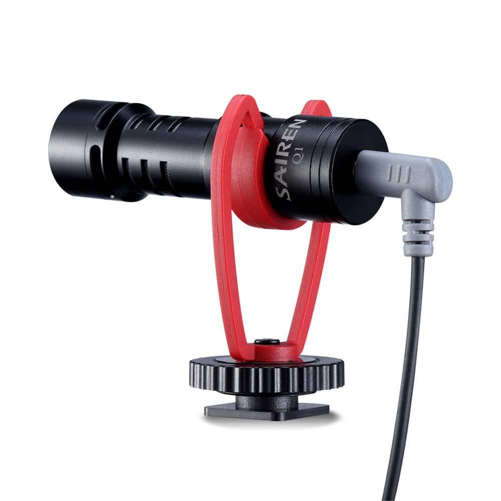 SAIREN VM-Q1 directional microphone for smartphone and camera