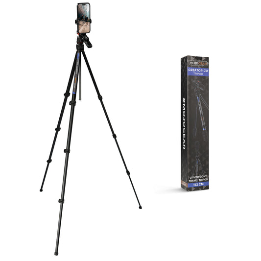 MOJOGEAR Creator GO KIT - Lichtgewicht reisstatief met Video Head & MagSafe mount 153 cm - Statieven en toebehoren