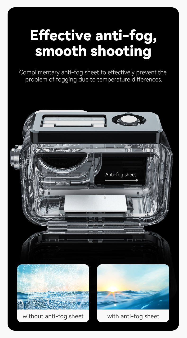 Telesin waterproof cage for DJI Osmo Action 3/4/5