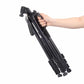 MOJOGEAR 177cm 2-in-1 statief: driepoot & monopod - Grote statieven