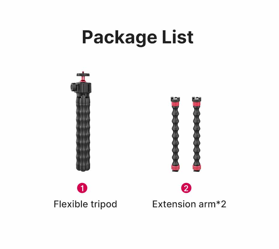 Ulanzi MT-52 Flexibel statief met 2 flexibele armen - Flexibele statieven