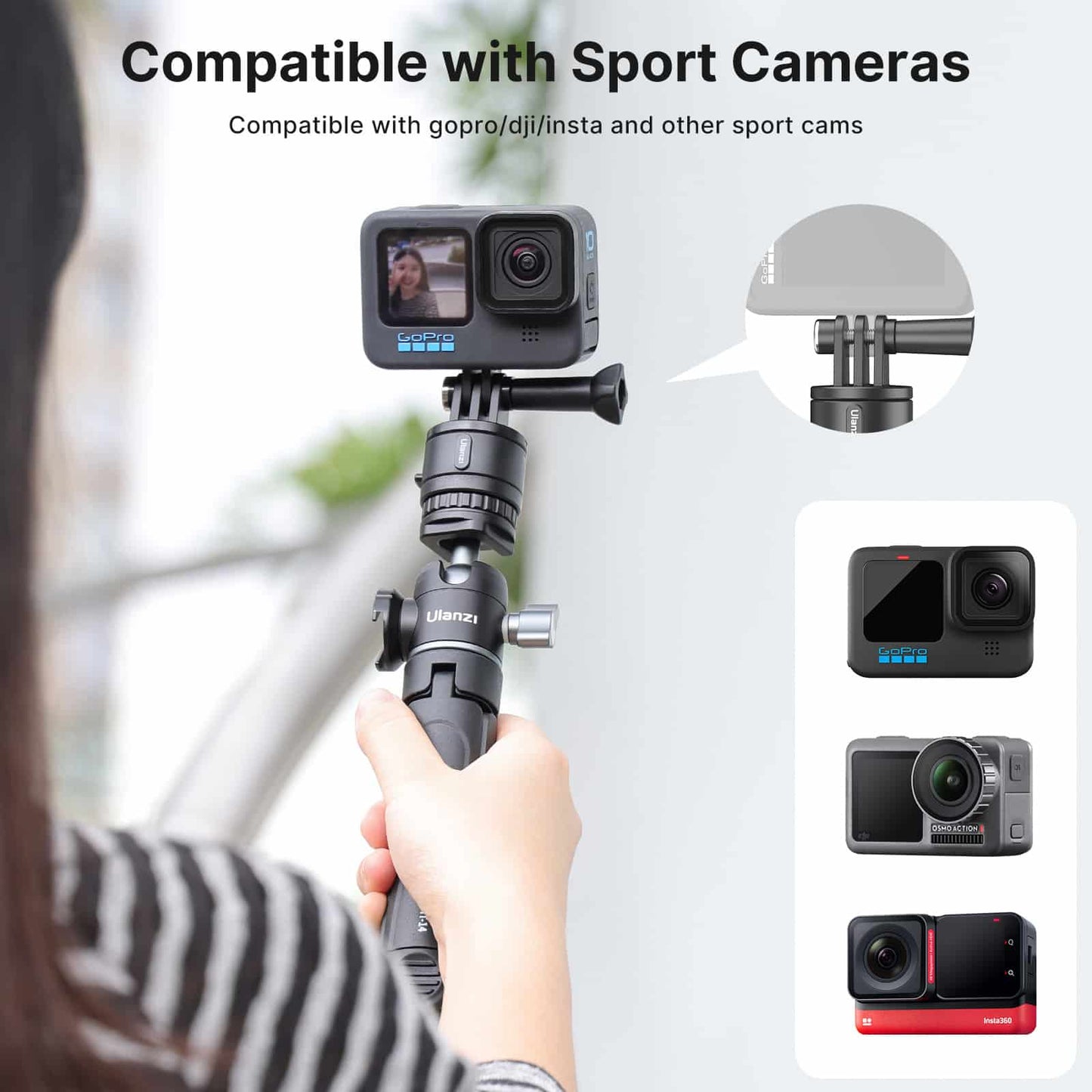 Ulanzi Go Quick II: GoPro Quick Release Mount magnetic