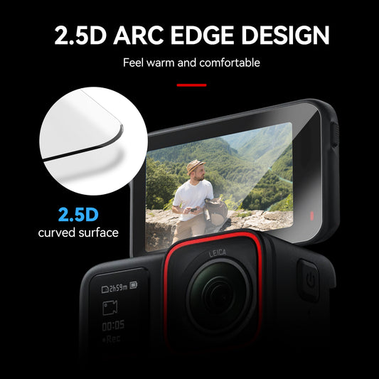 Telesin Screenprotector-set gehard glas Insta360 Ace Pro - GoPro Screenprotectors