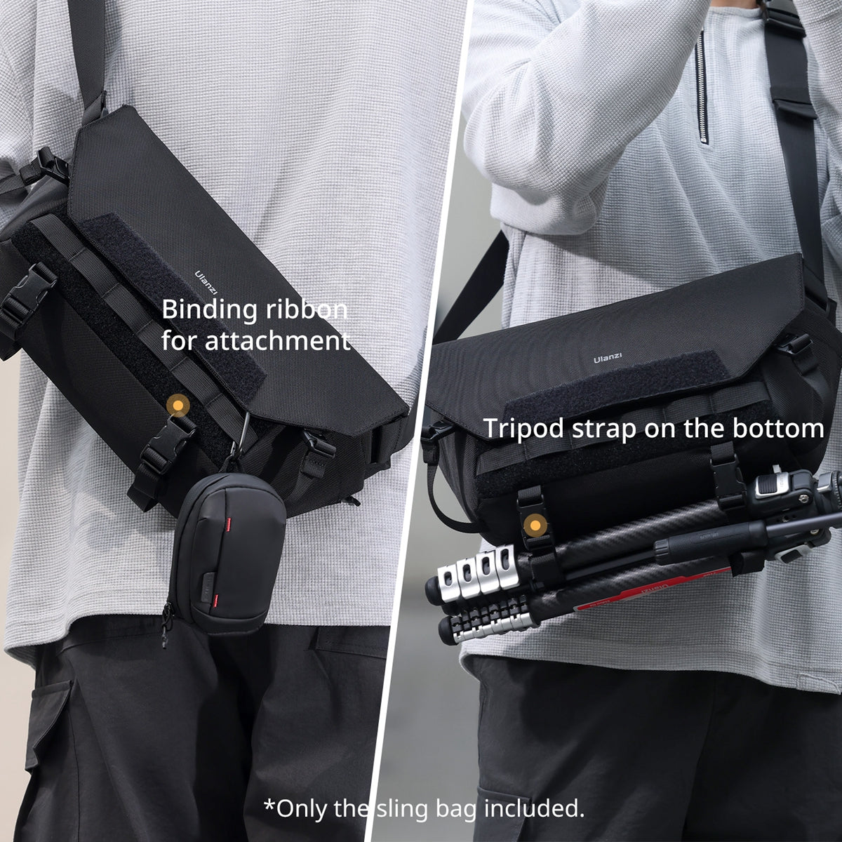 Ulanzi BC08 Schoudertas voor camera - Zwart - Tassen